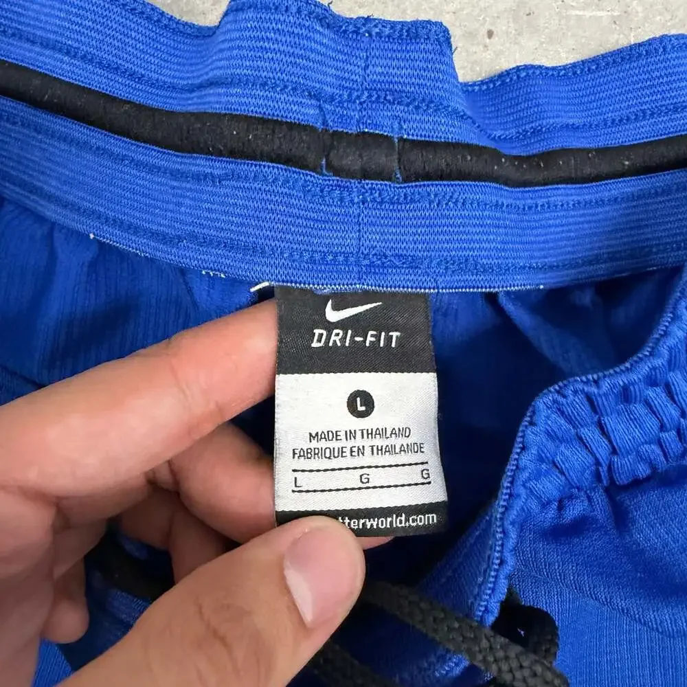 Vintage Blue Nike Elite Basketball Shorts